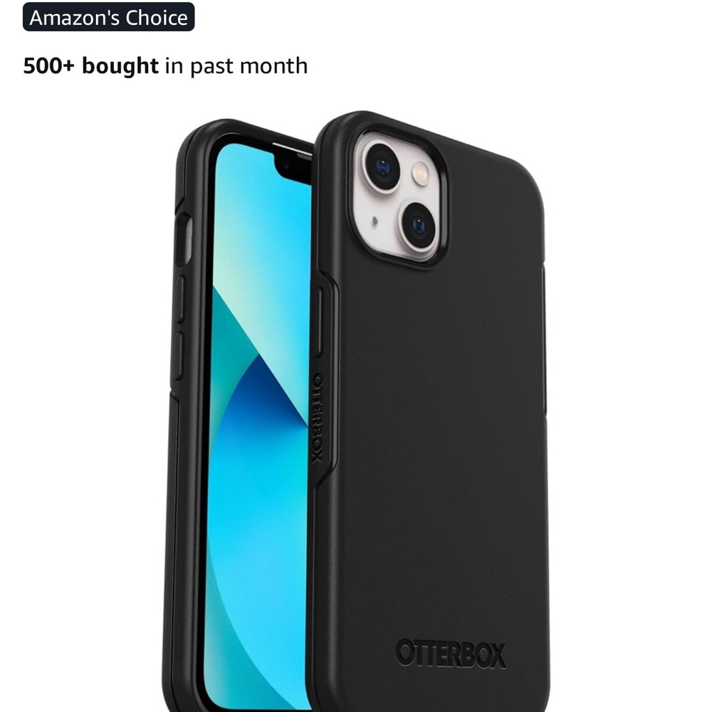 OtterBox Sleek Black iPhone Case for iPhone 13- new